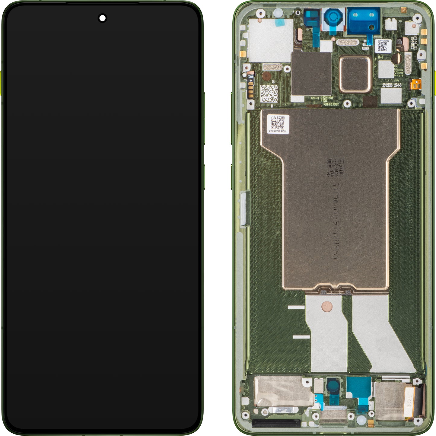 Display med Touchscreen Motorola Edge 70, med Ramme, Grønn (Bronze Green), Service Pack 5D68C31543