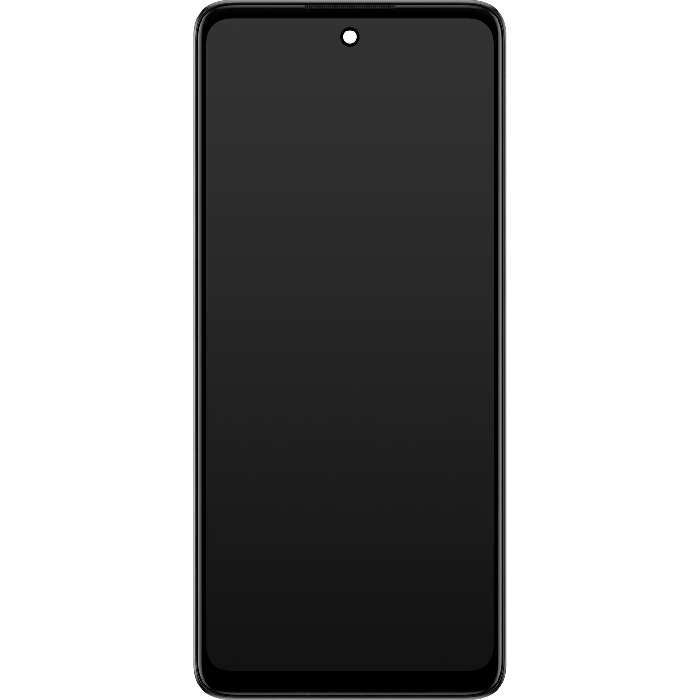 Motorola Moto Moto G51 5G berøringsskjerm med ramme, svart, servicepakke 5D68C20028