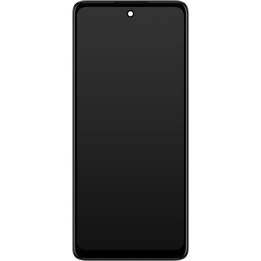 Motorola Moto Moto G51 5G berøringsskjerm med ramme, svart, servicepakke 5D68C20028