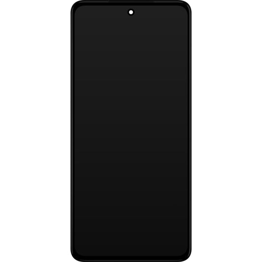 Berøringsskjerm Motorola Moto G52, med ramme, svart, Service Pack 5D68C20495