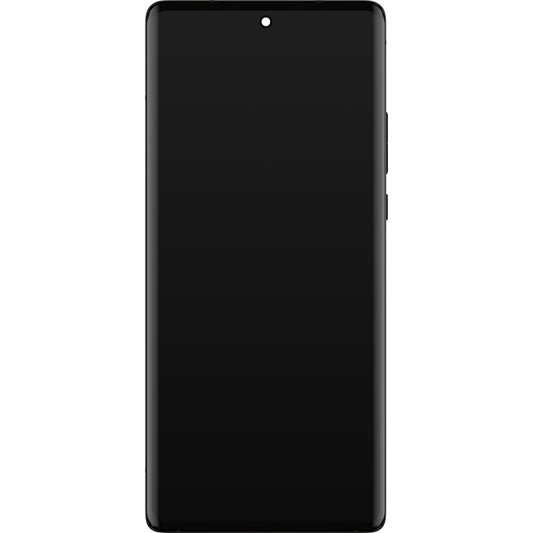 Berøringsskjerm Motorola Edge 30 Ultra, med ramme, svart (Interstellar Black), Service Pack 5D68C21452