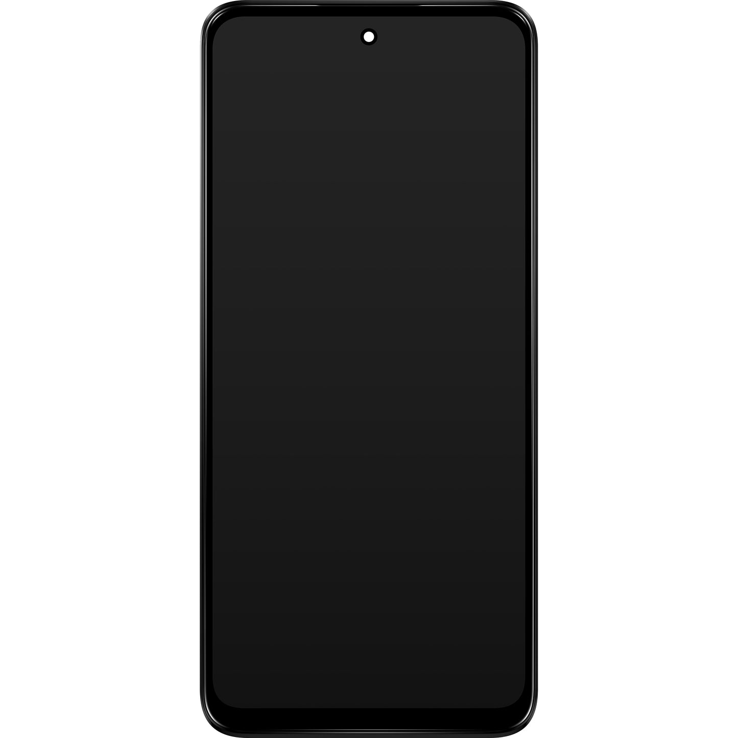 Berøringsskjerm Motorola Moto G13, med ramme, svart (matt koksgrå), Servicepakke 5D68C22318