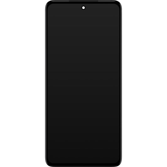 Berøringsskjerm Motorola Moto G72, med ramme, svart, Service Pack 5D68C21701