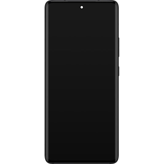 Berøringsskjerm Motorola Edge 30 Fusion, med ramme, svart (kosmisk grå), Servicepakke 5D68C21527