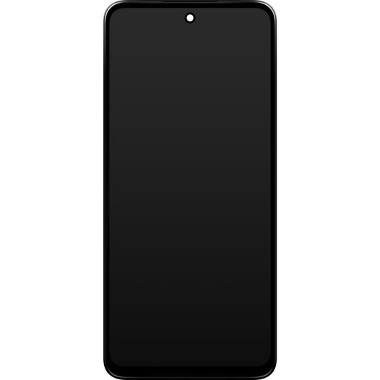 Berøringsskjerm Motorola Moto G53, med ramme, svart, Servicepakke 5D68C22150