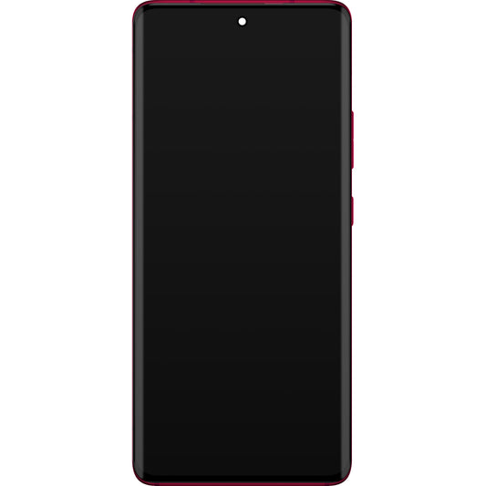 Berøringsskjerm Motorola Edge 30 Fusion, med ramme, rød (Viva Magenta), Service Pack 5D68C22034