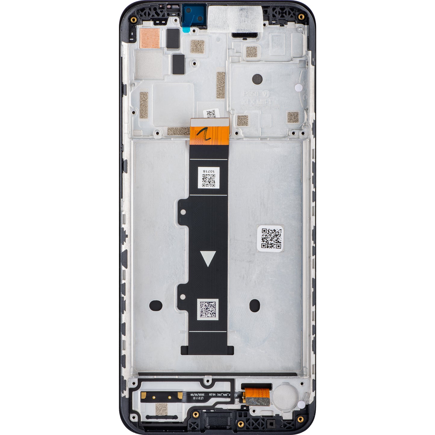 Berøringsskjerm Motorola Moto G10, med ramme, svart, Servicepakke 5D18C18090