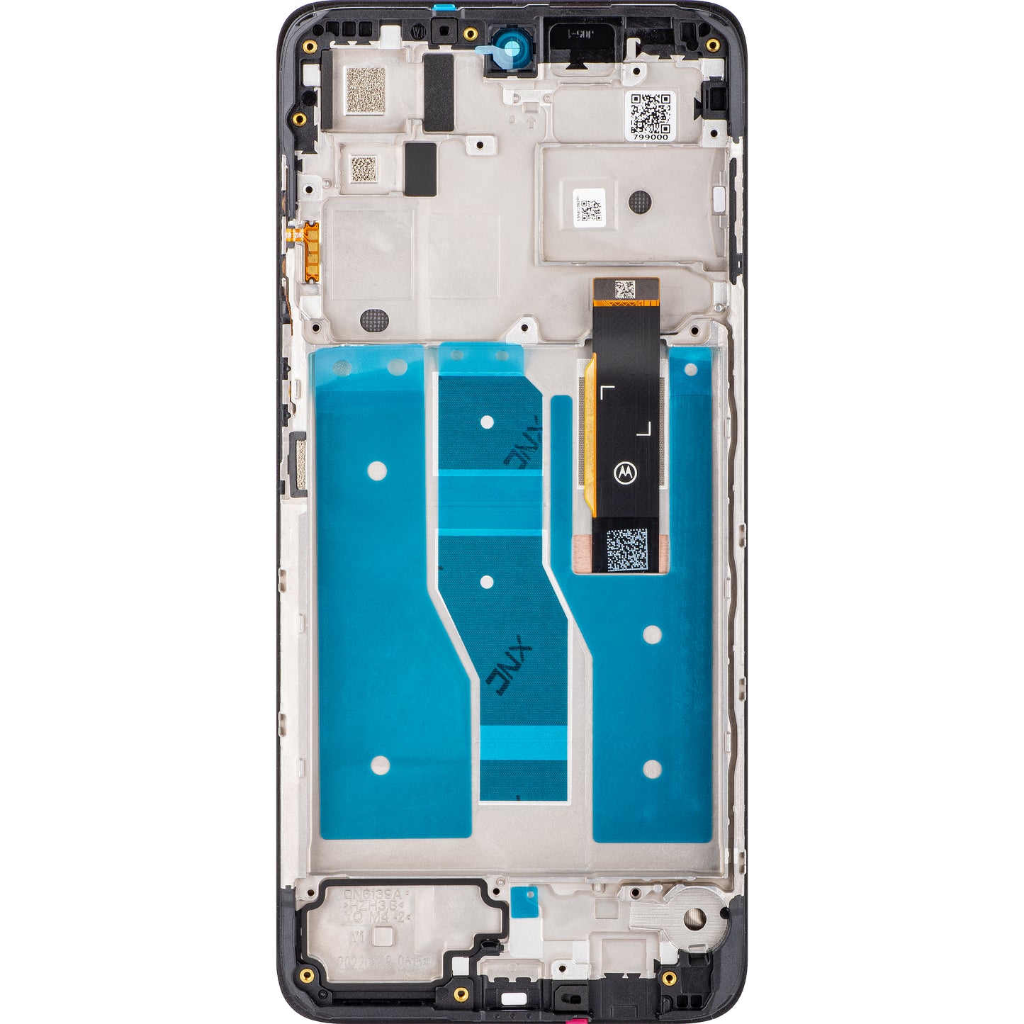 Berøringsskjerm Motorola Moto G52, med ramme, svart, Service Pack 5D68C20495