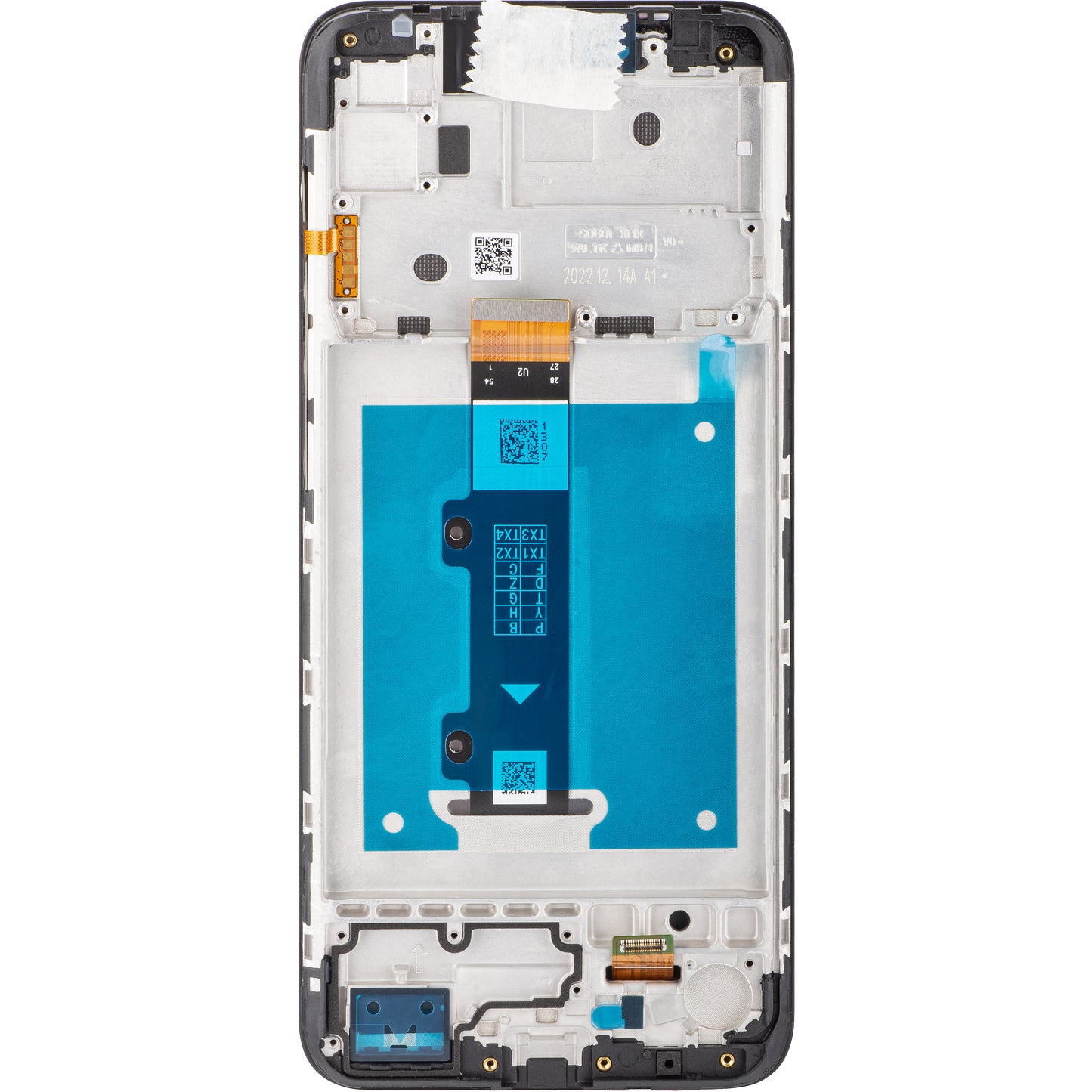 Berøringsskjerm Motorola Moto E20, med ramme, svart, Service Pack 5D68C19457