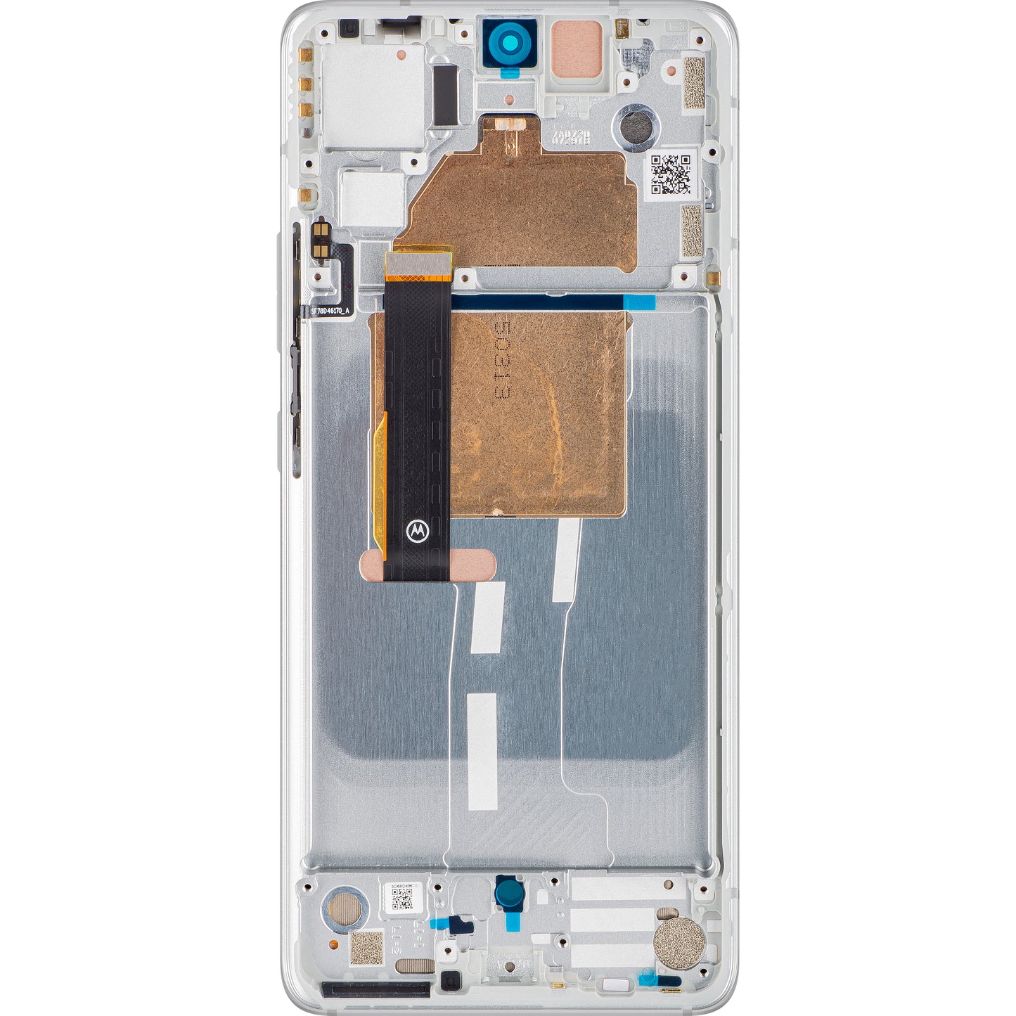 Berøringsskjerm Motorola Edge 30 Fusion, med ramme, Aurora White, Service Pack 5D68C2151528