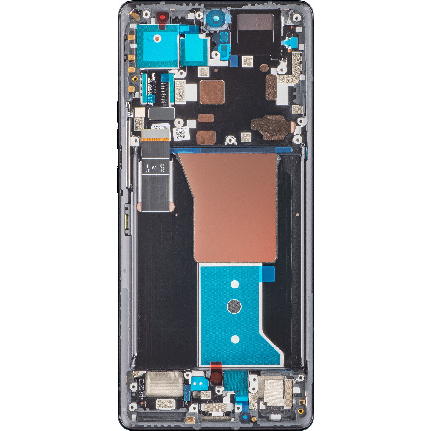 Berøringsskjerm Motorola Edge 40 Pro, med ramme, svart (Interstellar Black), Service Pack 5D68C22010