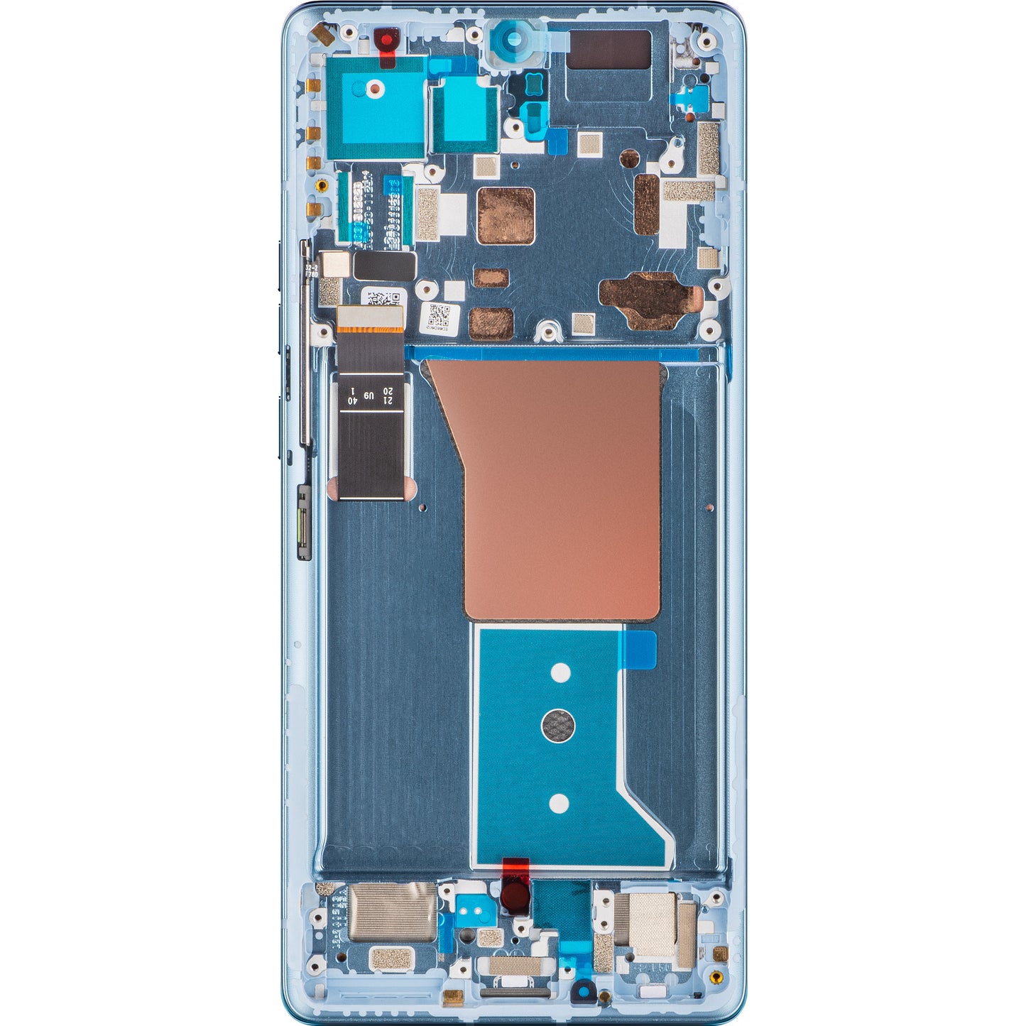 Berøringsskjerm Motorola Edge 40 Pro, med ramme, Lunar Blue, Service Pack 5D68C2222011