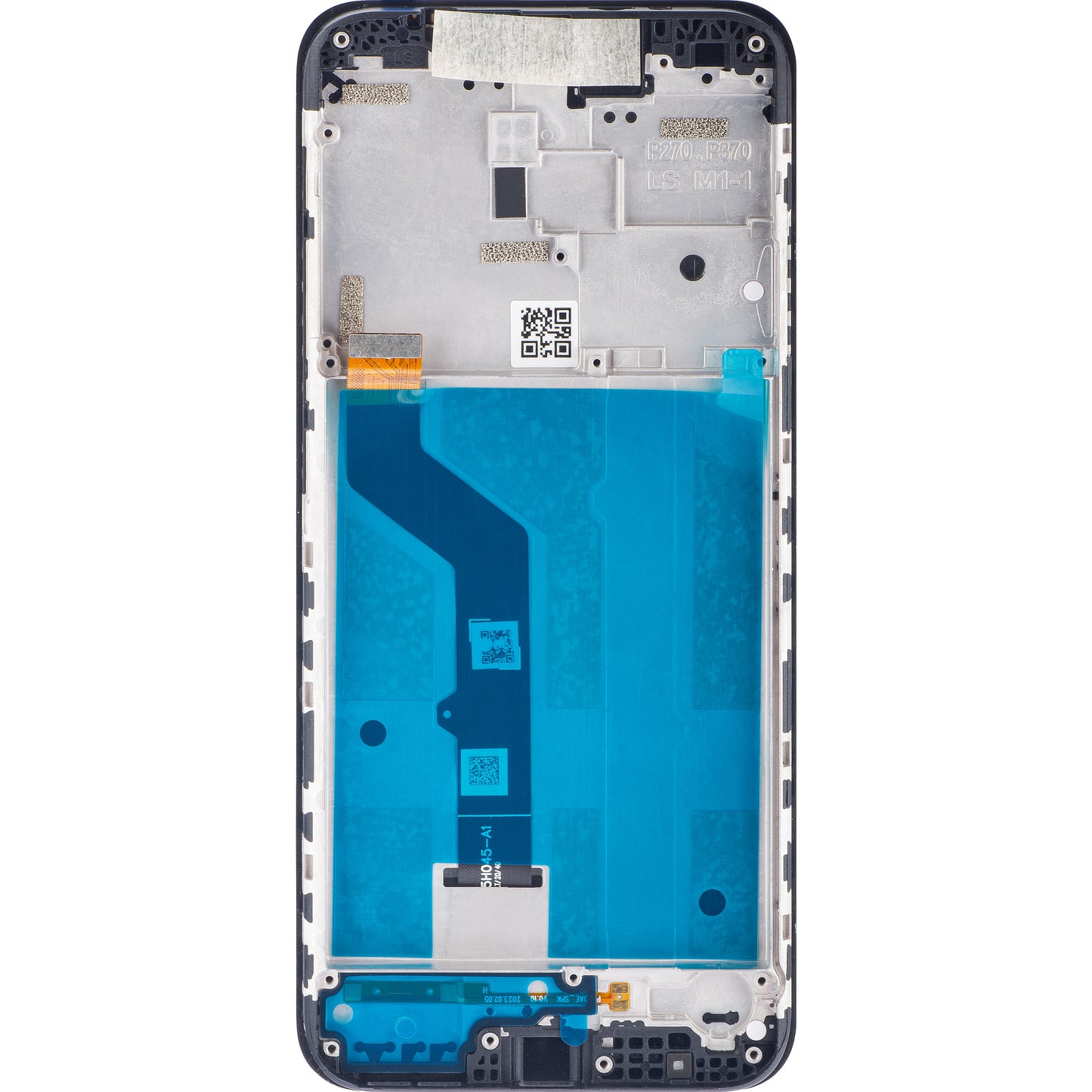 Berøringsskjerm Motorola Moto E7 Plus, med ramme, svart, Servicepakke 5D68C17416