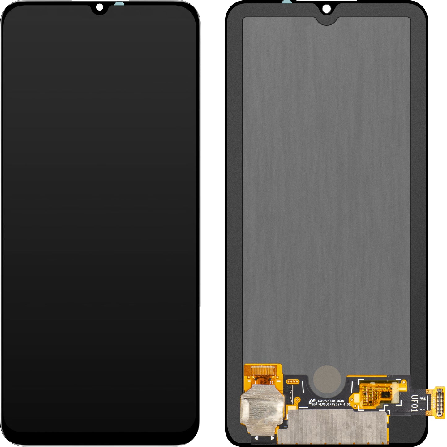 Display med MP Touchscreen kompatibel med Xiaomi Mi 10 Lite 5G, OLED-versjon