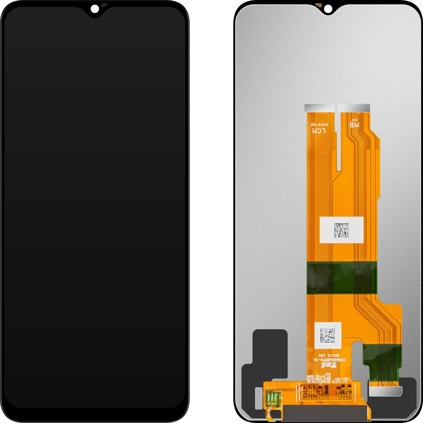 Display med MP Touchscreen kompatibel med Realme 10 5G / 10s