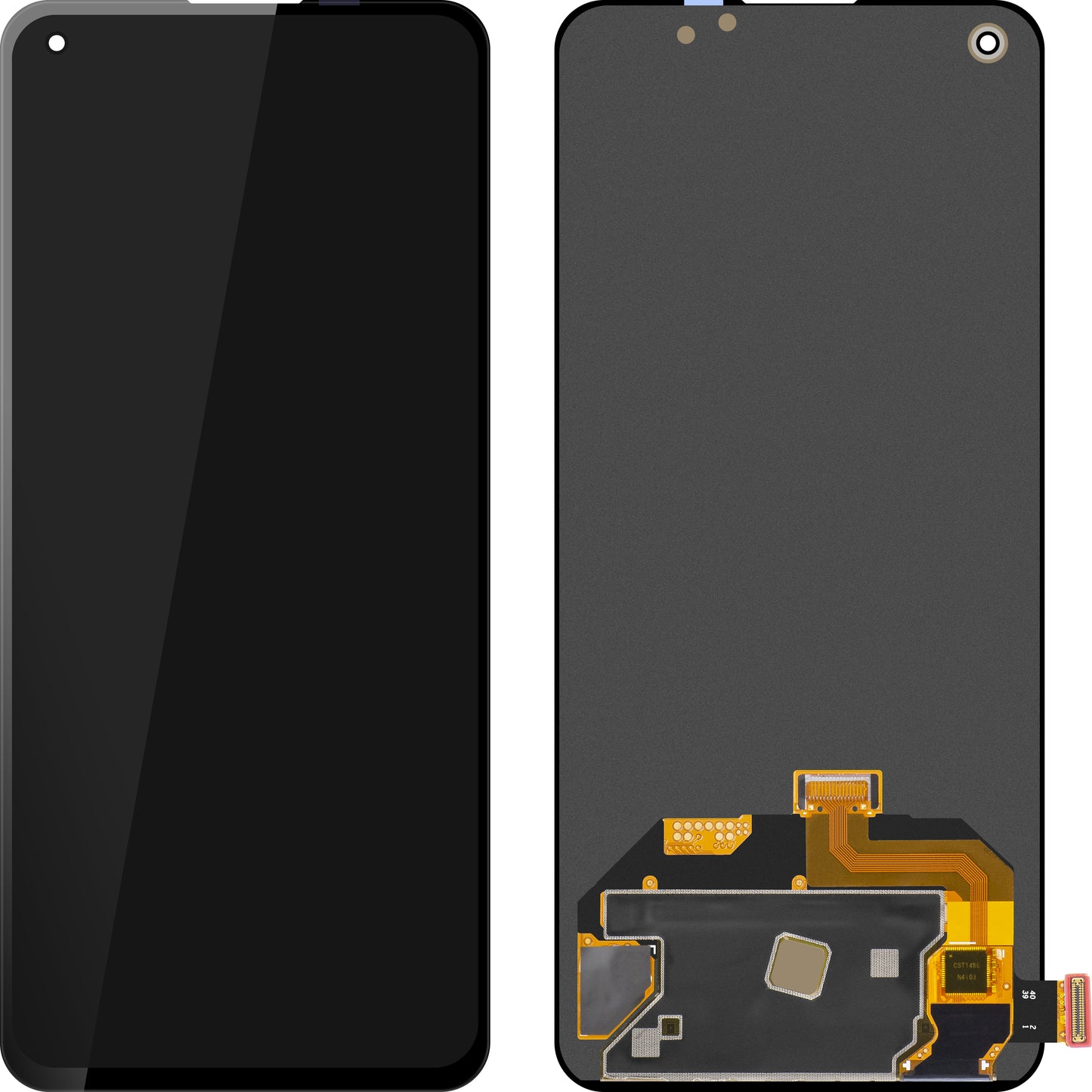 Display med MP Touchscreen kompatibel med Realme GT Master, OLED-versjon