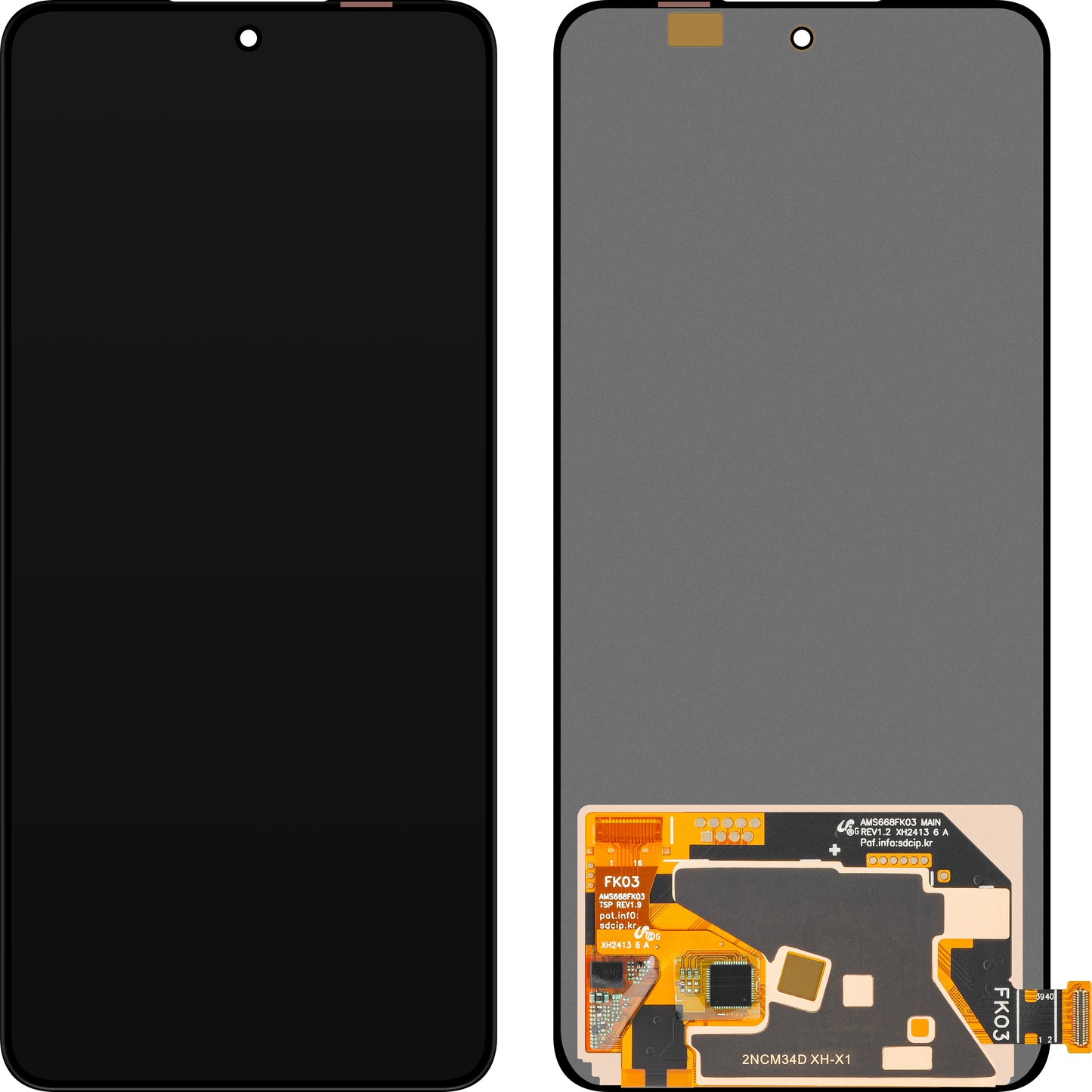 Display med MP Touchscreen kompatibel med Realme 14T / 14, OLED-versjon