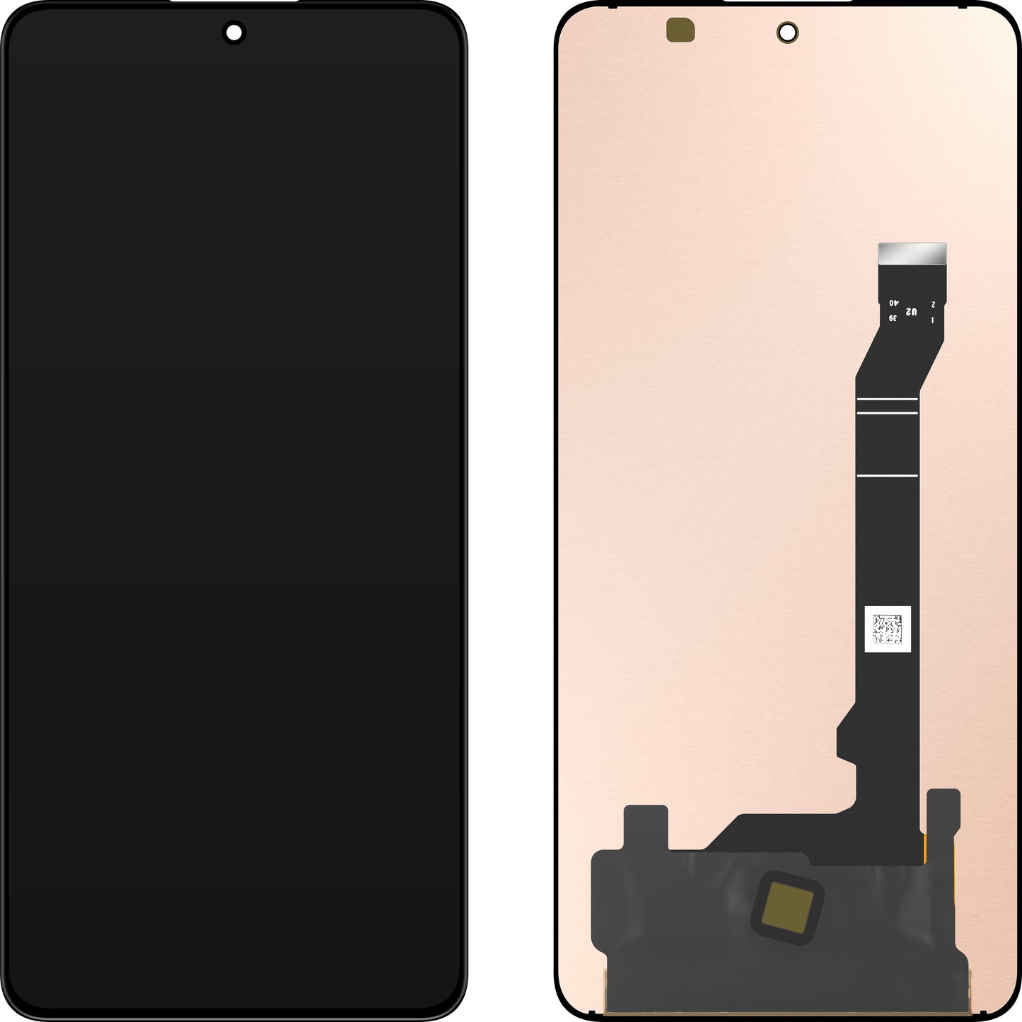 Display med MP Touchscreen kompatibel med Xiaomi Redmi Turbo 4 / Poco X7 Pro, OLED-versjon