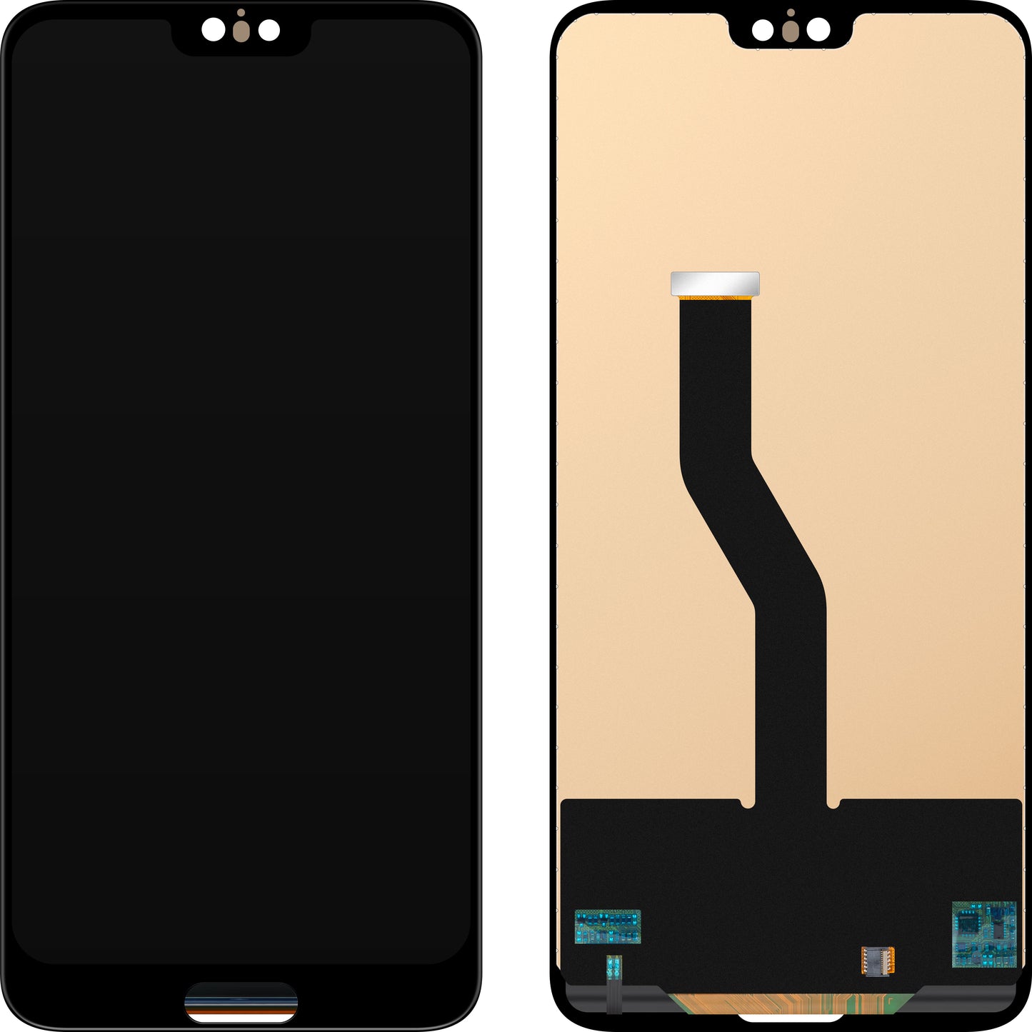 Display med Touchscreen MP kompatibel med Huawei P20 Pro