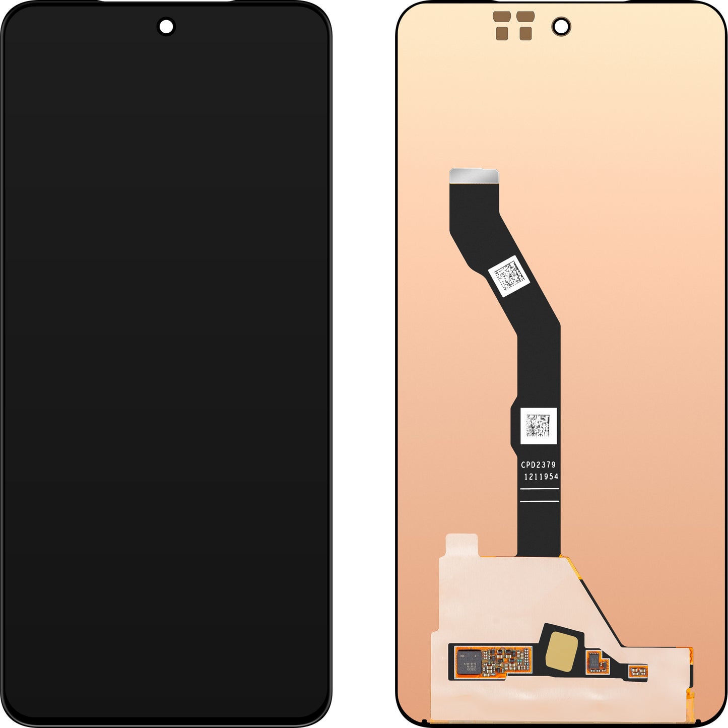 Display med Touchscreen MP kompatibel med vivo V50 Lite