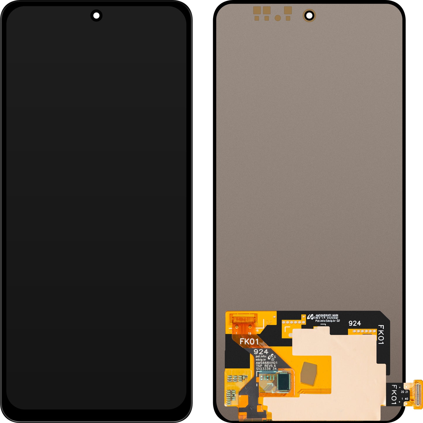 Display med Touchscreen MP kompatibel med vivo V40 Lite 4G (IDN)