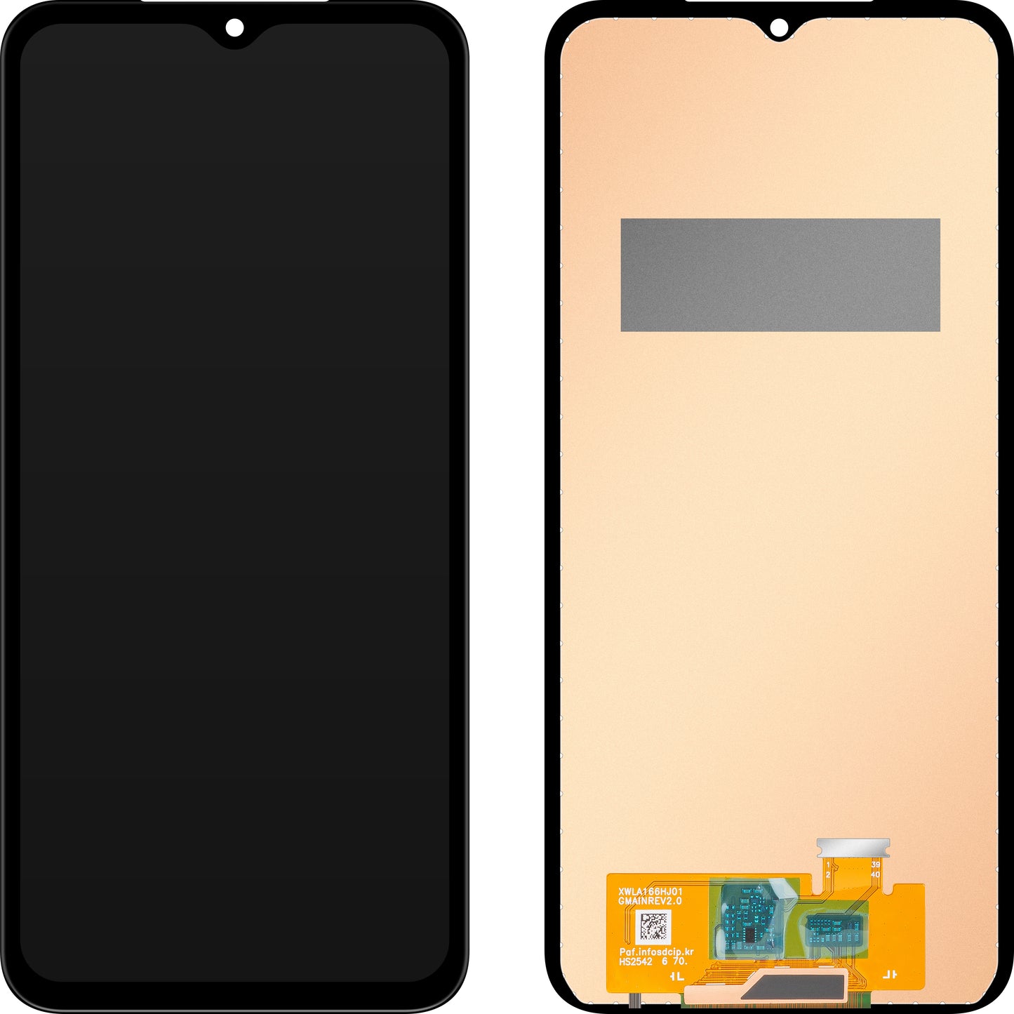 Display med MP Touchscreen kompatibel med Samsung Galaxy A16 4G A165 / A16 5G A166 / A17 4G / A17 5G / A26 A266 / M16 M166