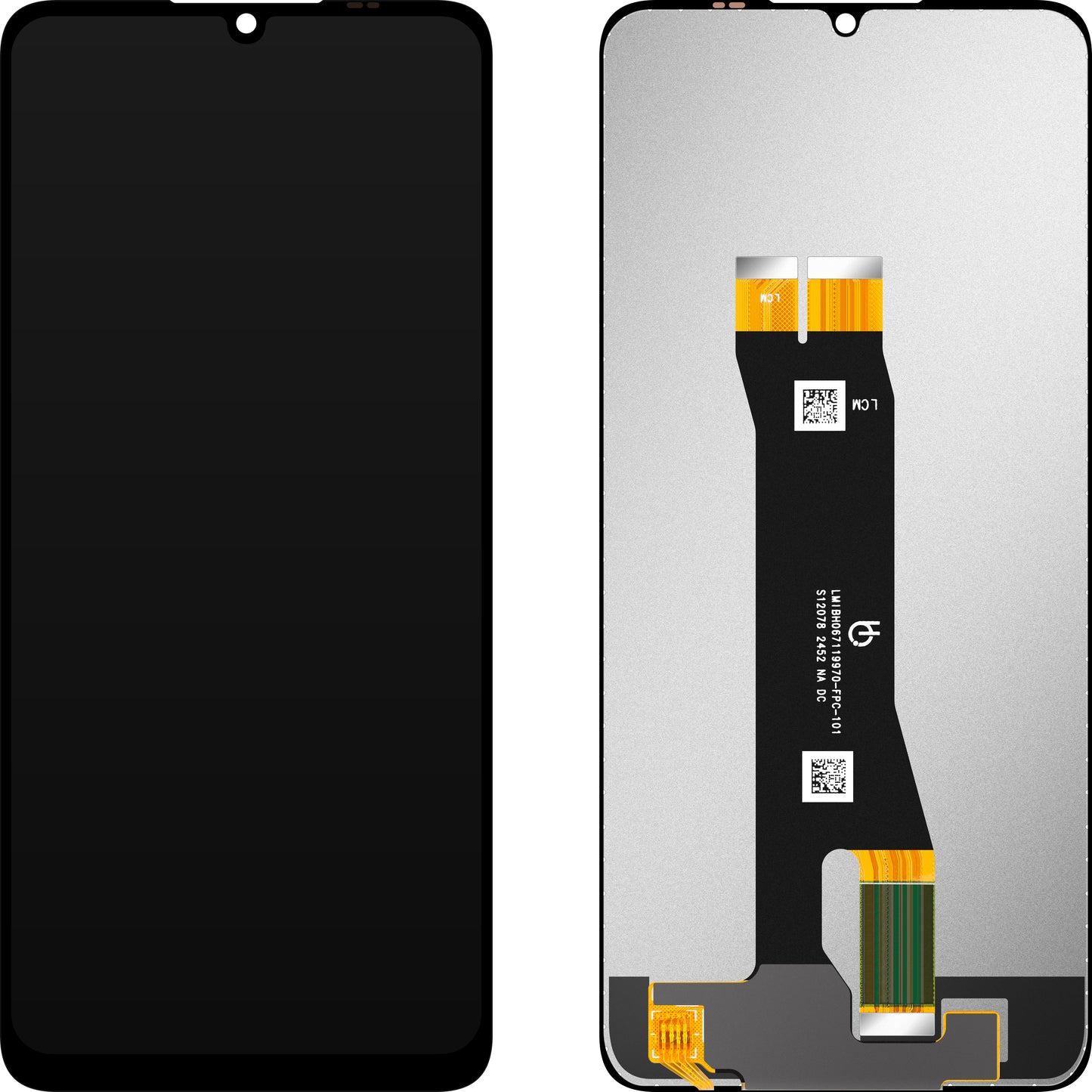 MP berøringsskjermdisplay kompatibel med ZTE Blade A76