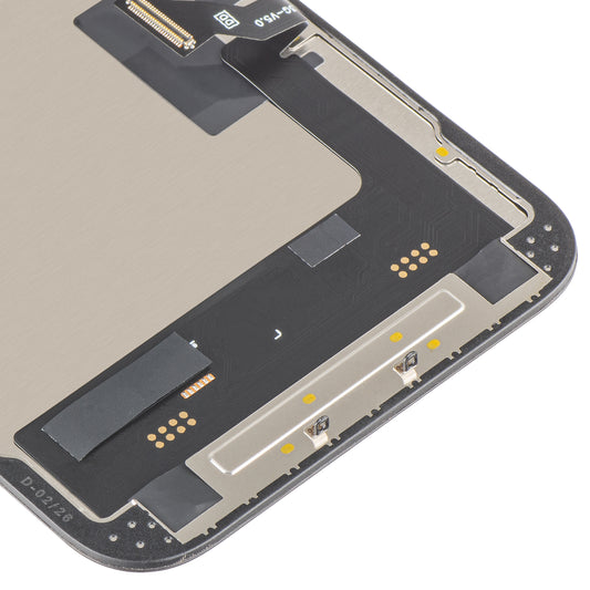 Display med MP Touchscreen kompatibel med Apple iPhone 14, med ramme, Soft OLED FHD 120Hz IC Movable versjon, Svart