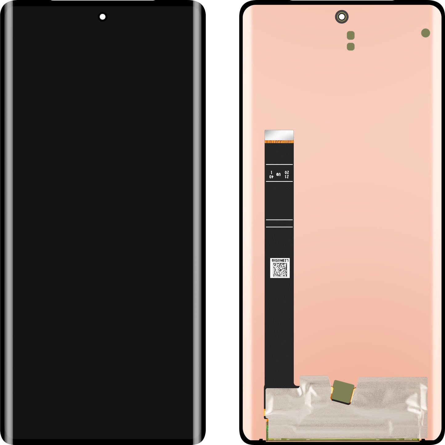 Display med Touchscreen MP kompatibel med Motorola Edge 40 Pro, OLED-versjon