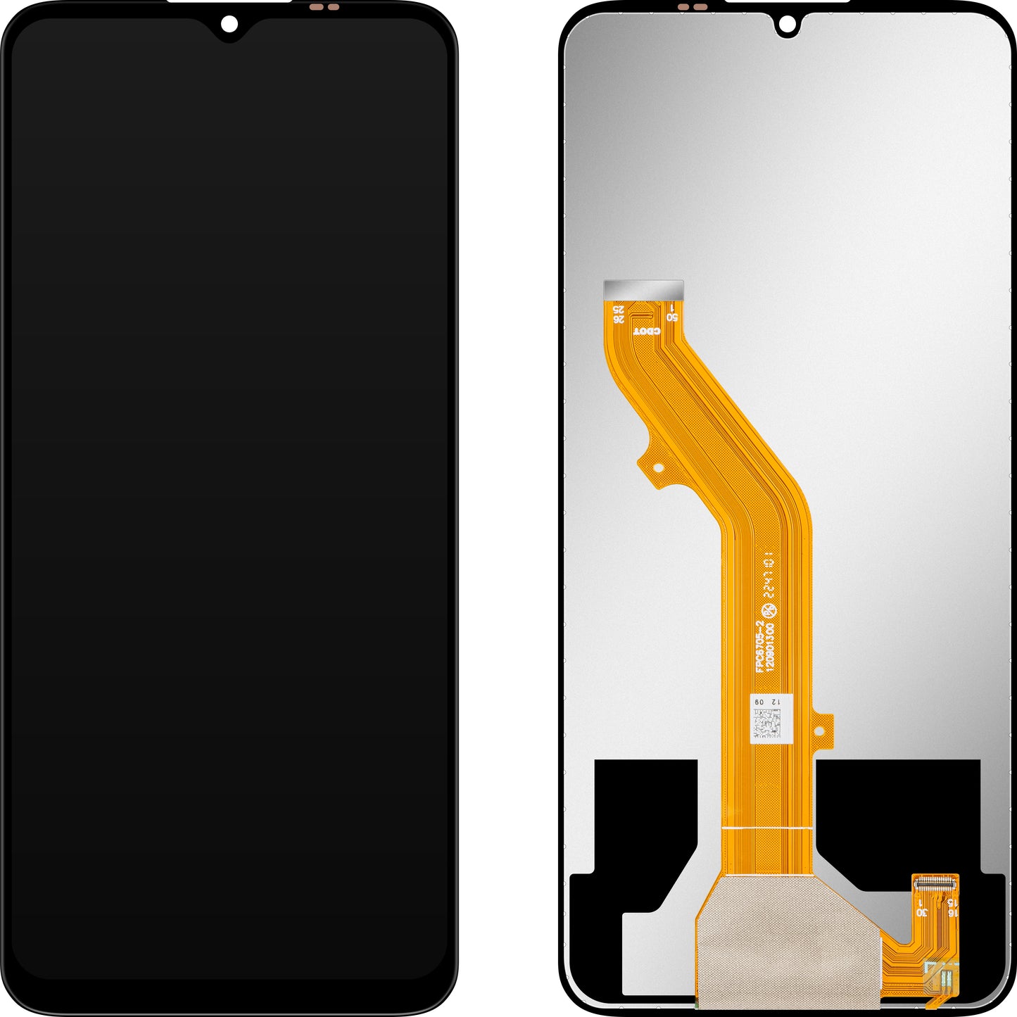 Display med Touchscreen MP kompatibel med TCL 40 SE