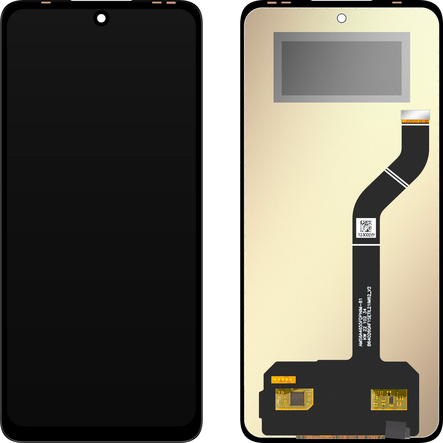 Display med Touchscreen MP kompatibel med Xiaomi 12 Lite