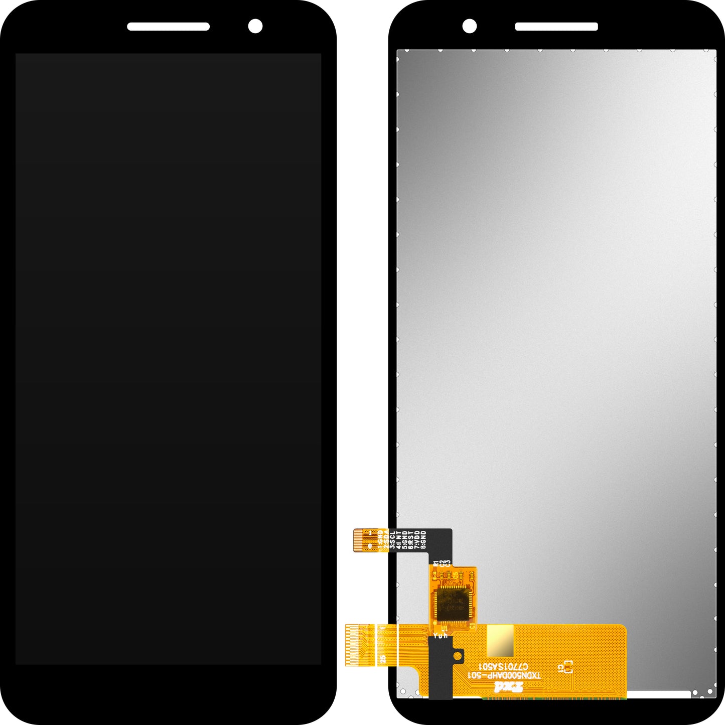 Display med Touchscreen MP kompatibel med alcatel 1