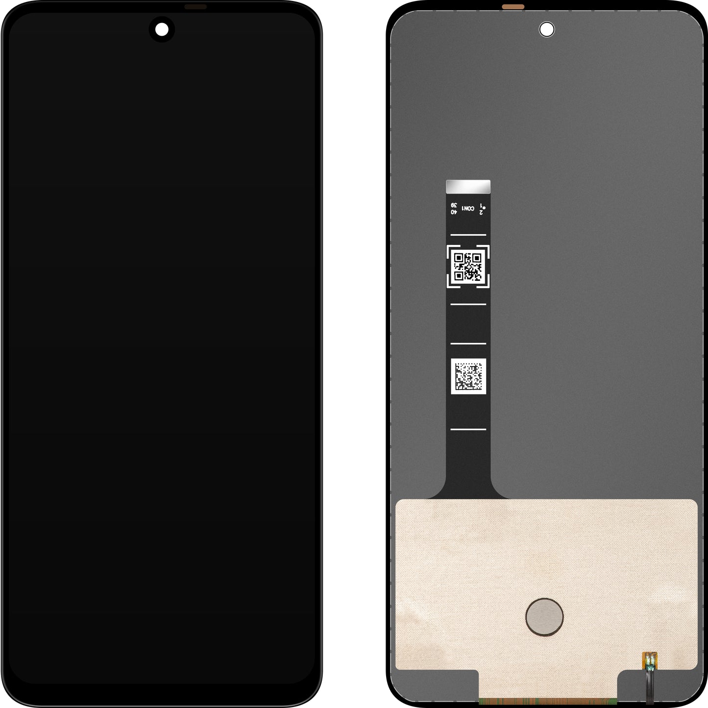 Display med Touchscreen MP kompatibel med Nokia X30