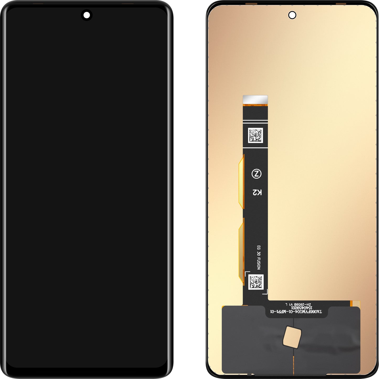 Display med Touchscreen MP kompatibel med Motorola Edge 40 / Edge 40 Neo