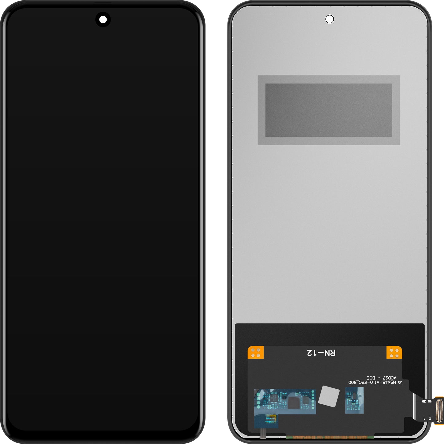 Display med Touchscreen MP kompatibel med Oppo Reno12 Pro