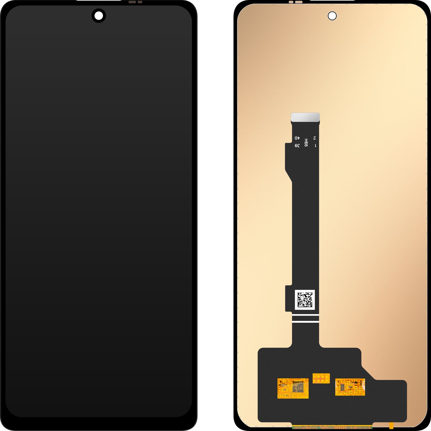 Display med Touchscreen MP kompatibel med Xiaomi Poco X5 Pro / Redmi Note 12 Pro 5G / Note 12 Pro+