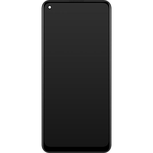 Berøringsskjerm Oppo F19 Pro+ 5G / A95 5G / Reno5 Z / A94 5G, med ramme, svart, Servicepakke 4908719