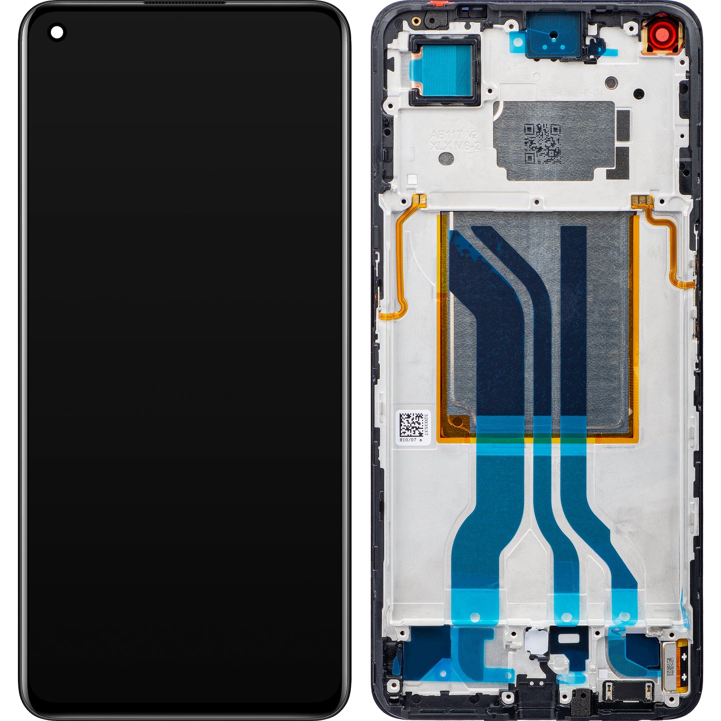 Touchscreen-display Realme GT Neo2, med ramme, svart, bytte 4908662