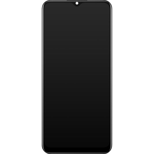Berøringsskjerm Realme C21Y, med ramme, svart, Servicepakke 4908747