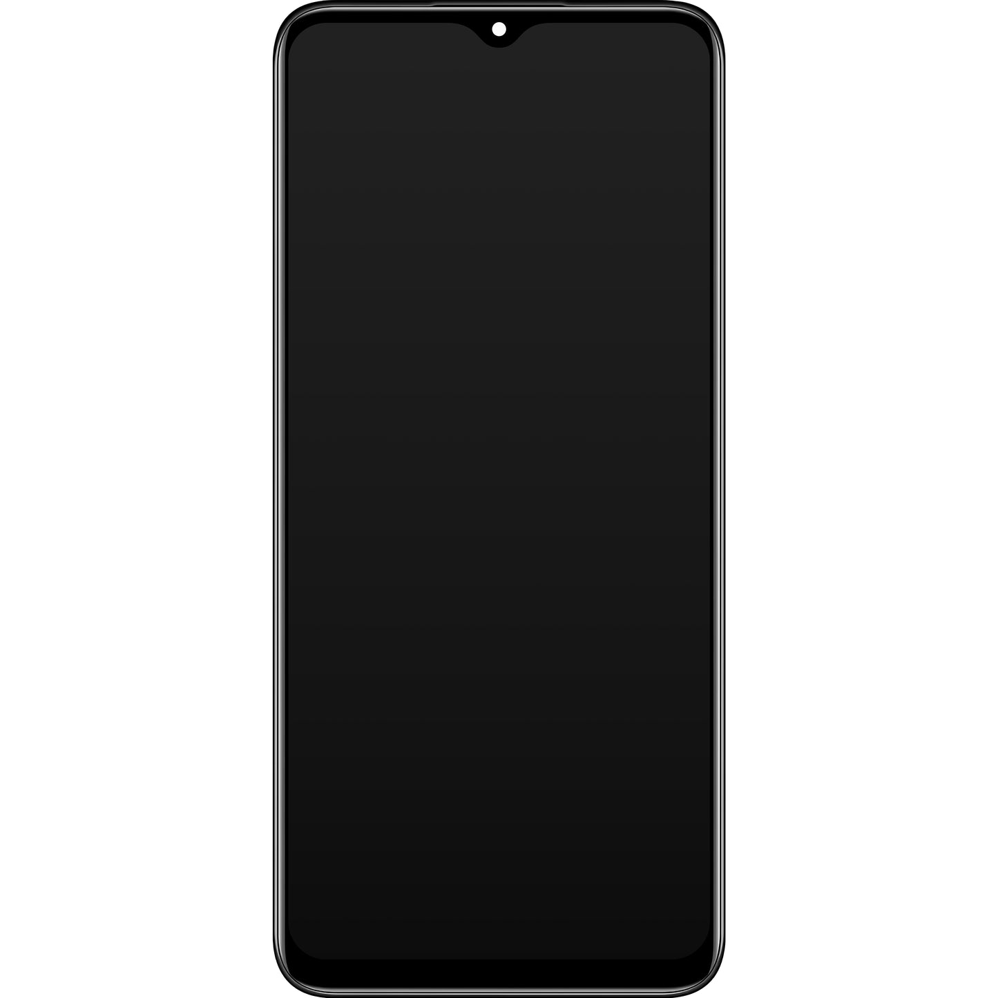 Realme 9i 5G berøringsskjerm med ramme, Rocking Black, Servicepakke 4130296