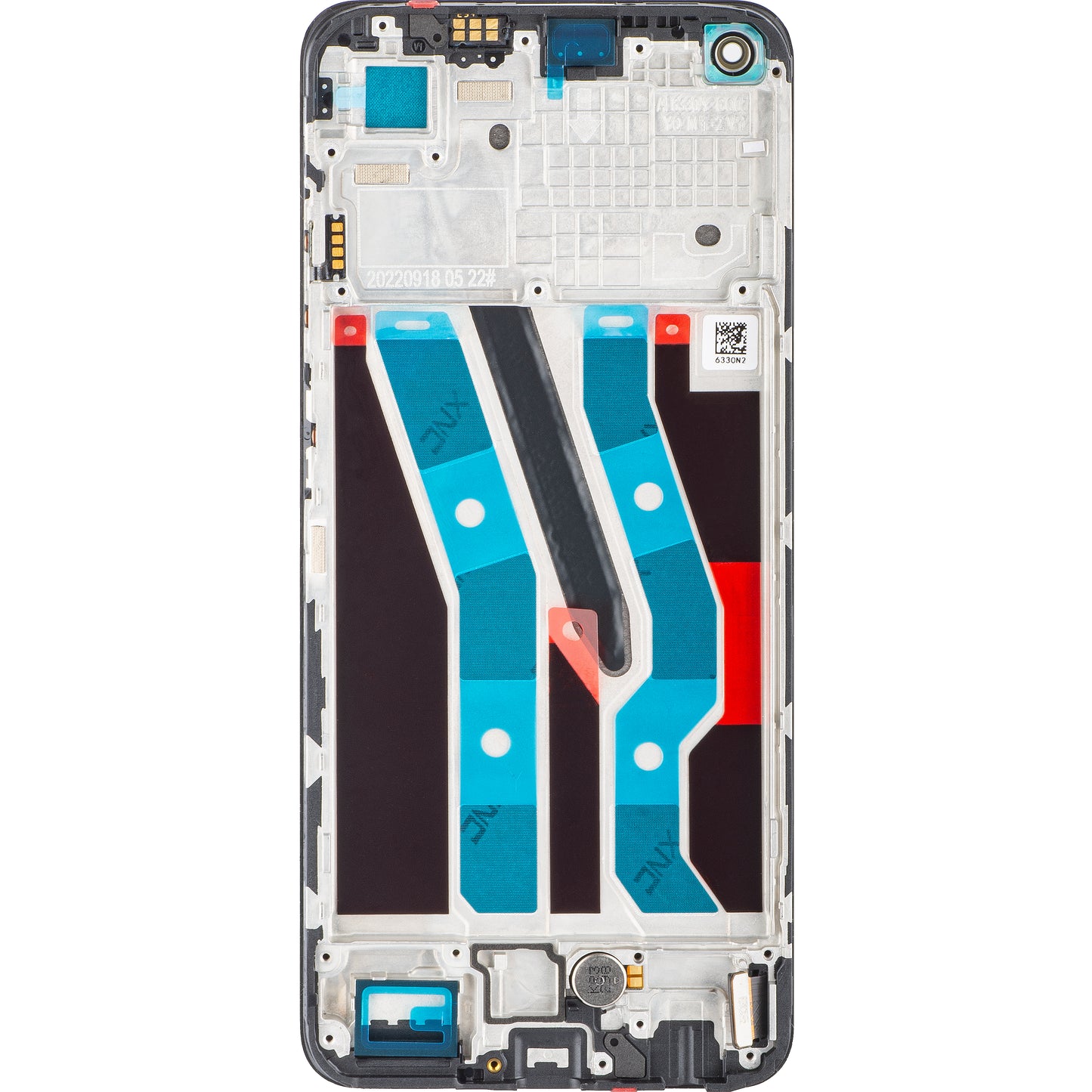 Berøringsskjerm Realme 10, med ramme, svart, Servicepakke 4130359