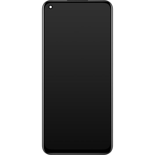 Touchscreen-display Realme 8, med ramme, svart, bytte 4906919