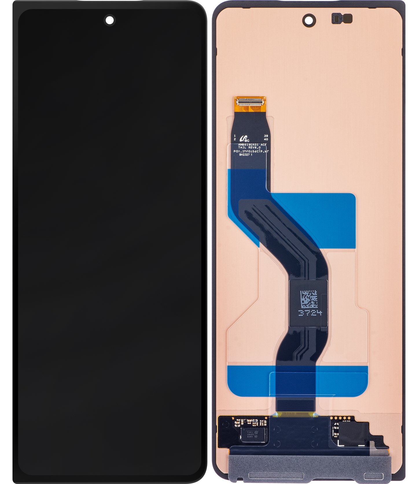 Samsung Galaxy Galaxy Z Fold5 F946 Berøringsskjerm, Sub Outer, Service Pack GH82-3184949A