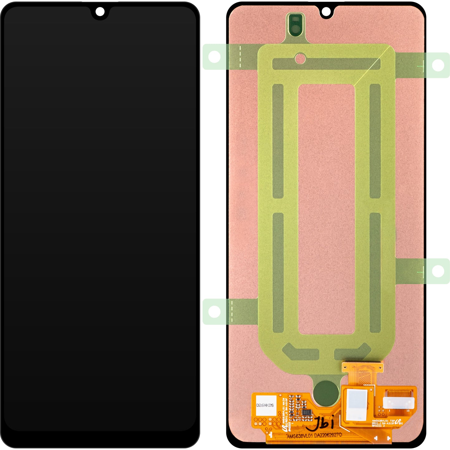 Berøringsskjerm Samsung Galaxy Galaxy A31 A315, Servicepakke GH96-1354545A