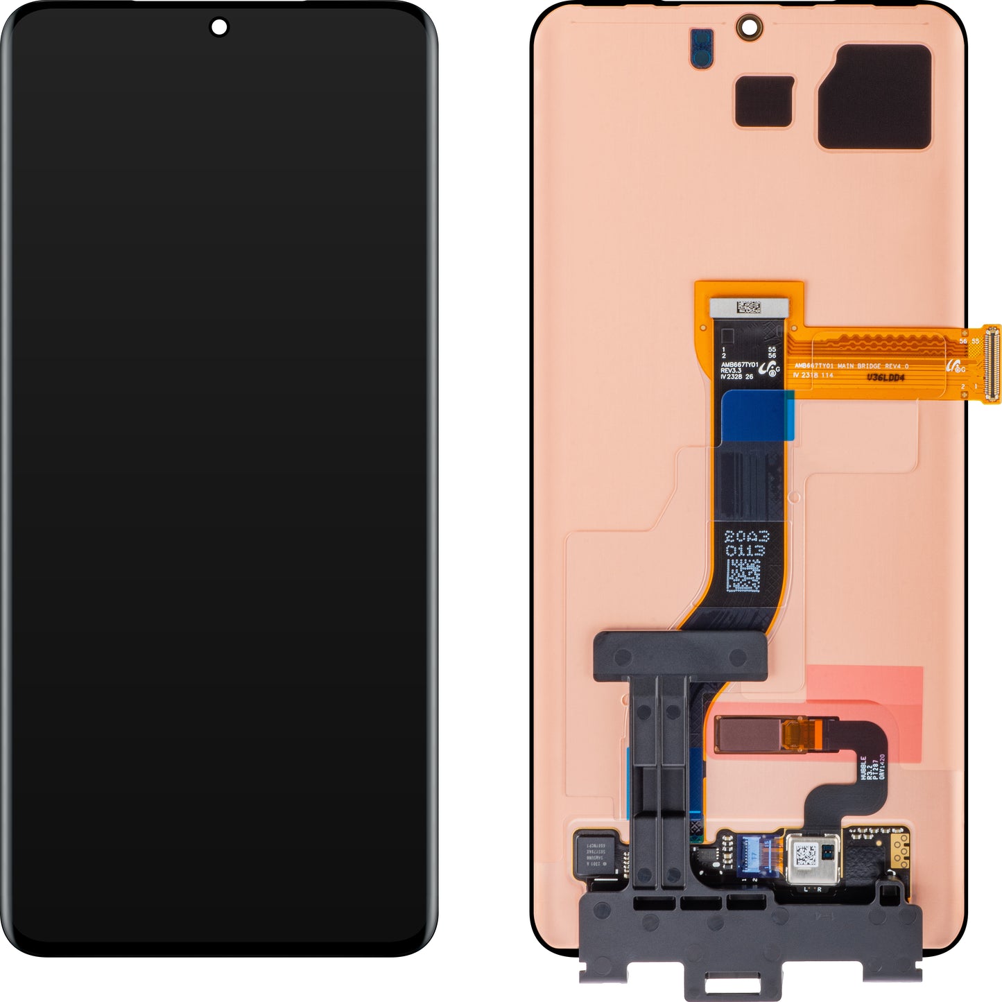 Berøringsskjerm Samsung Galaxy Galaxy S20+ 5G G986 / S20+ G985, Servicepakke GH96-13030A