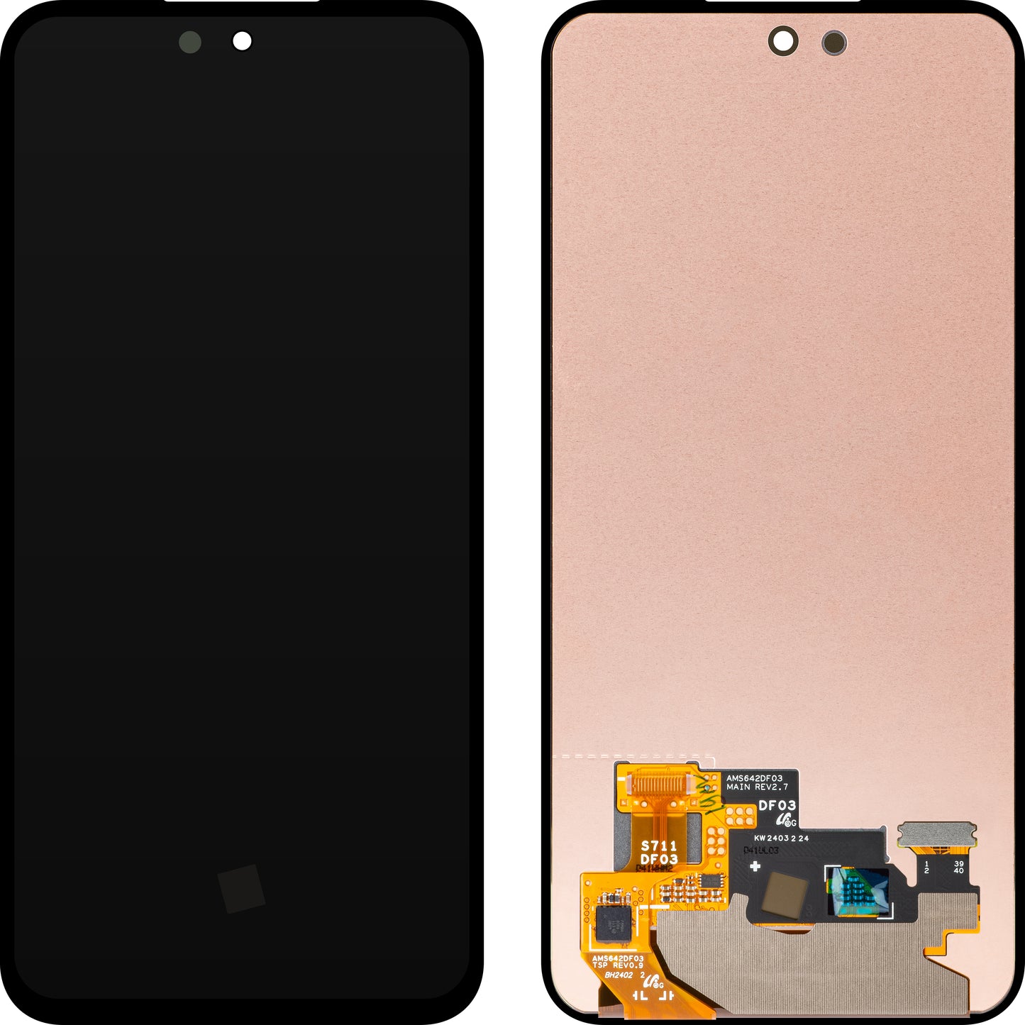 Berøringsskjerm Samsung Galaxy Galaxy S23 FE S711, Service Pack GH82-3282856A