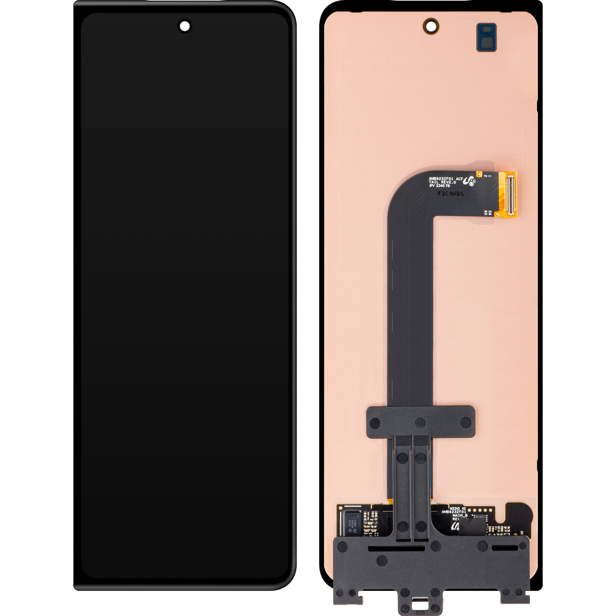 Samsung Galaxy Z Fold3 5G F926 berøringsskjermdisplay, Sub Outer, Service Pack GH82-26238A