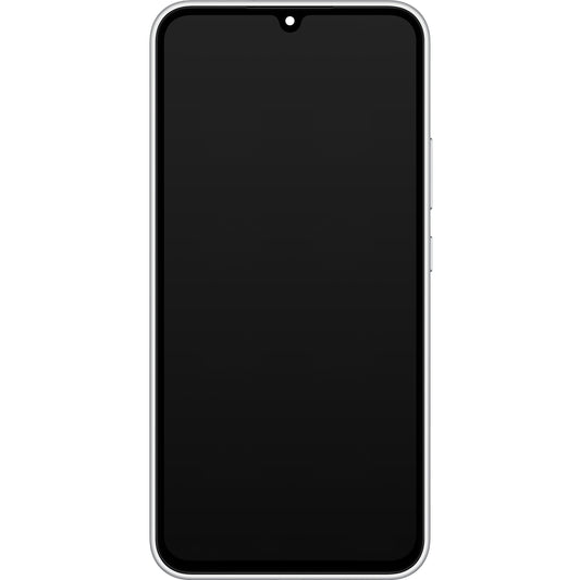 Samsung Galaxy Galaxy A34 A346 berøringsskjerm med ramme, sølv, servicepakke GH82-31200B