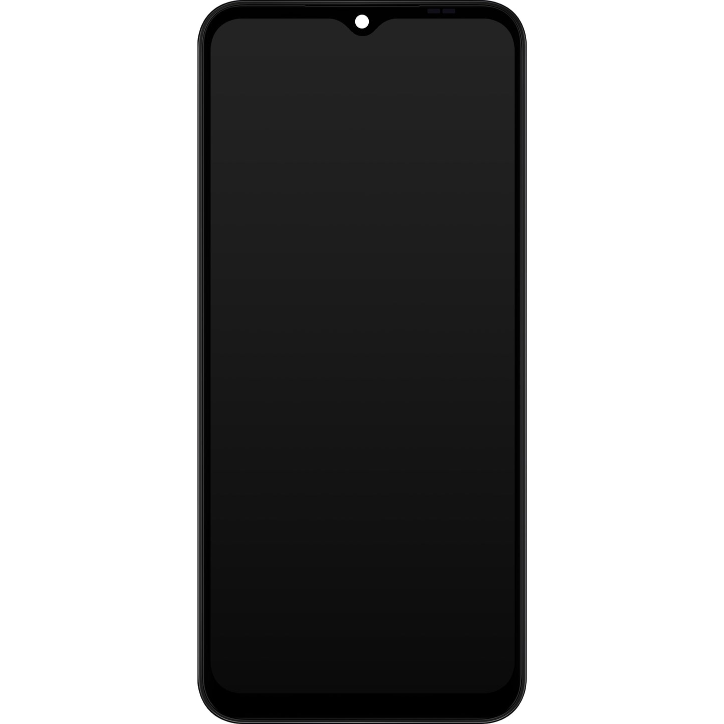 Berøringsskjerm Samsung Galaxy A14 A145, med ramme, Europa-versjon, svart, Service Pack GH81-23540A