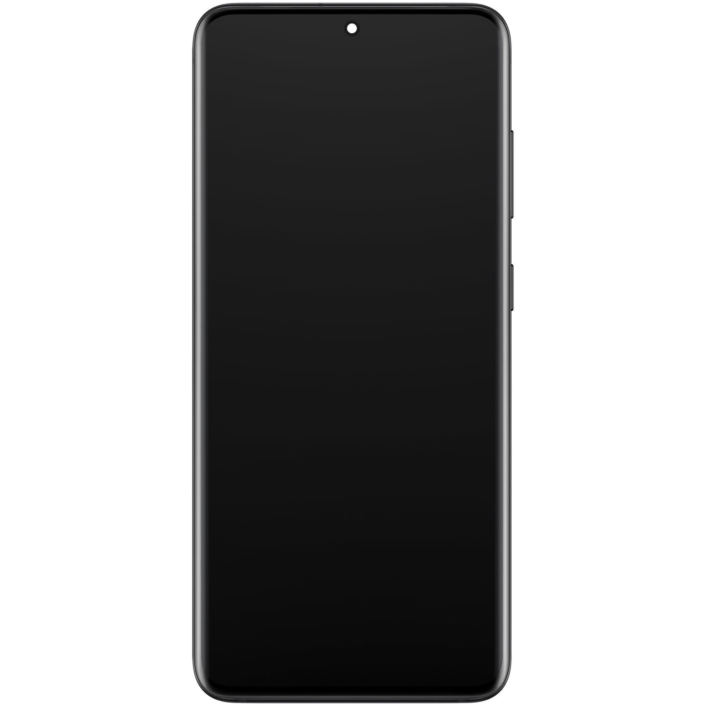 Berøringsskjerm Samsung Galaxy Galaxy S20+ 5G G986 / S20+ G985, med ramme, svart, servicepakke GH82-3144441A